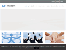Tablet Screenshot of molinasfoundation.org